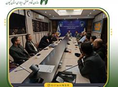 دیدار اعضای هیات مدیره سازمان نصر گیلان با مدیر کل ارتباطات و فناوری اطلاعات